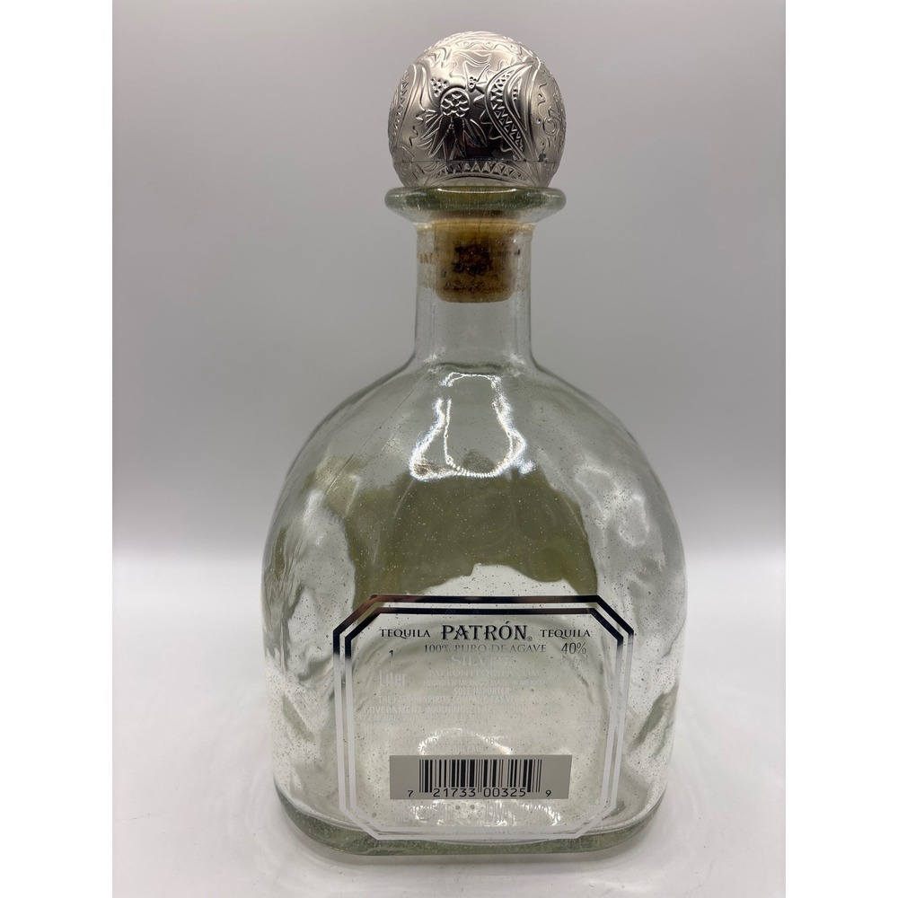 Patron Silver Tequila Limited Edition 1L Empty Bottle Mexican Heritage Design - Picture 3 of 10